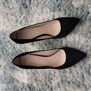 Victoria Secret Black Suede Heels